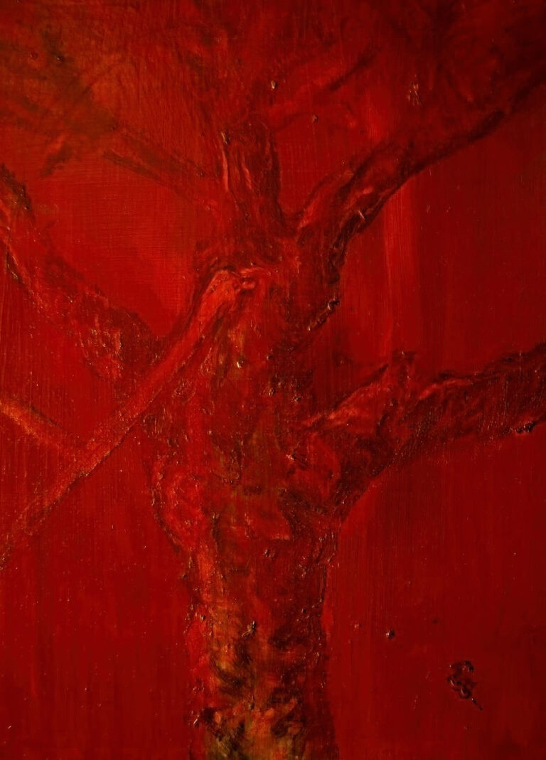 Henri Tuomisen teos Punainen omenapuu.